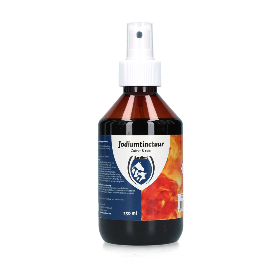 Jodiumtinctuur 1% (10 mg per ml) & 70% Alcohol