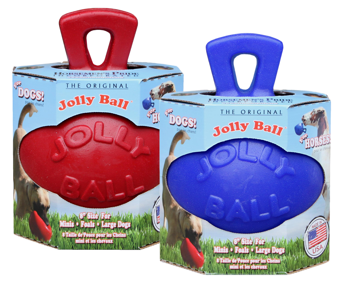 Jolly Ball 20cm rood Paard en Hond