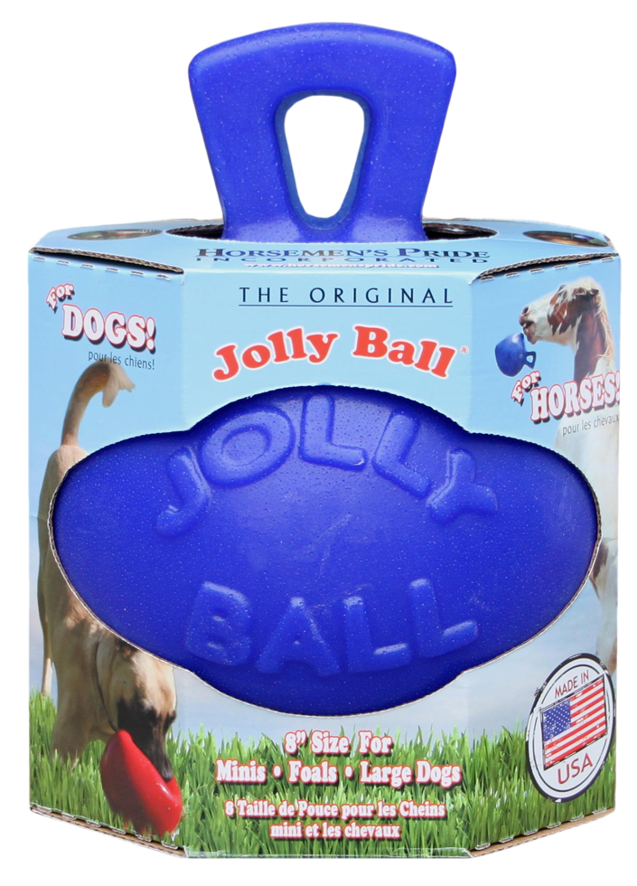 Jolly Ball 20cm blauw Paard en Hond
