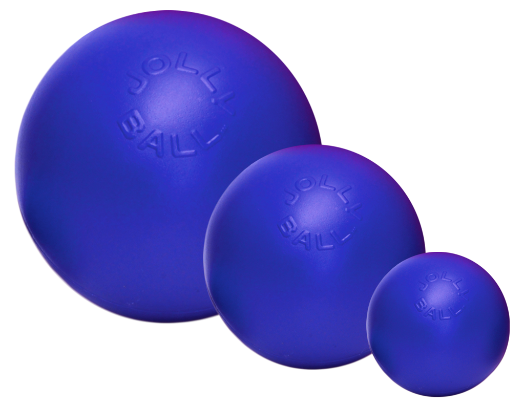 Jolly Ball Push-n-Play 15cm blauw