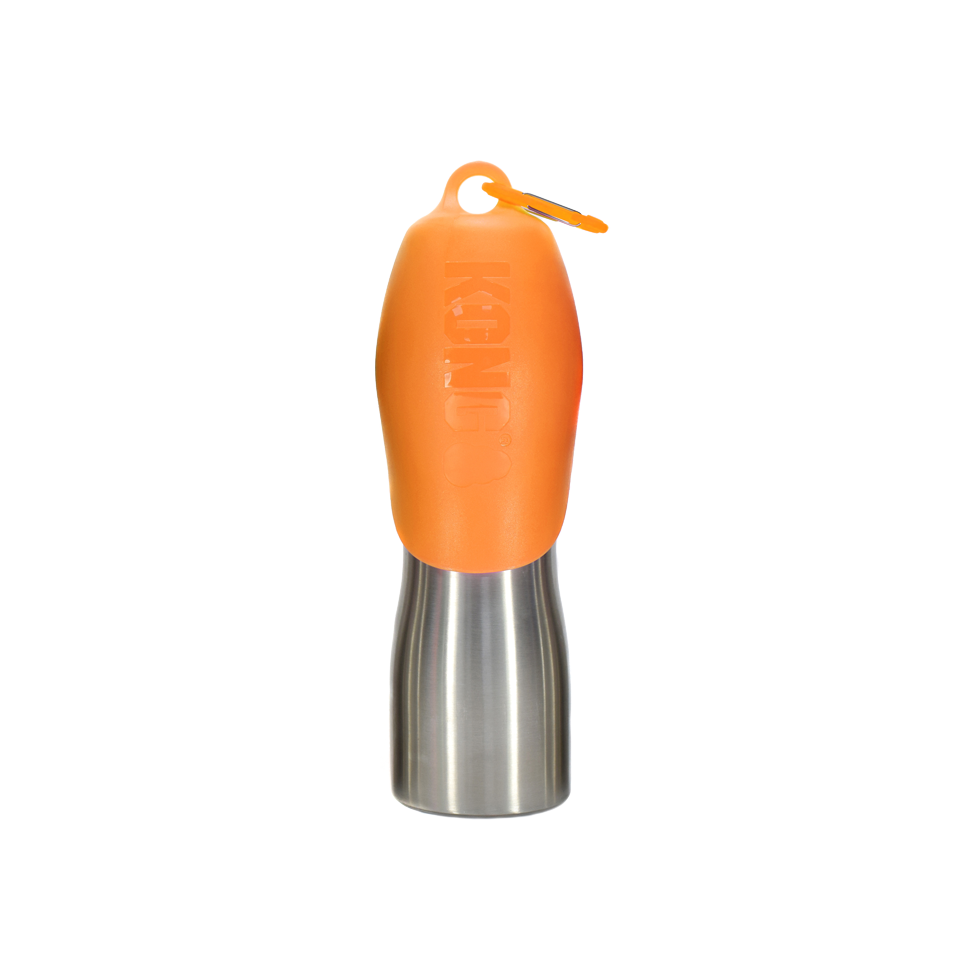 KONG H2O 740 ml rvs waterfles oranje