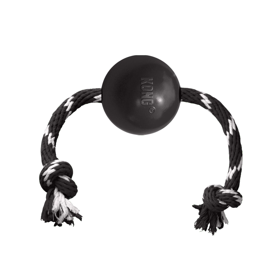 KONG Extreme Ball met touw large