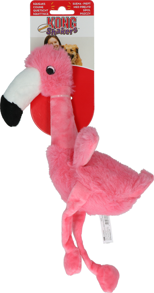 KONG Shakers Honkers Flamingo Small