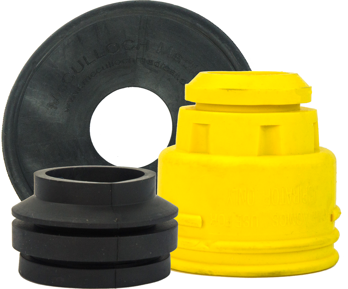 Lam redder Small zwart rubber Diaphragm 25mm