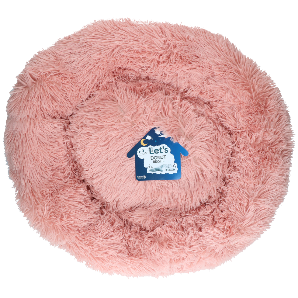 Let's Sleep Donut 50 cm Beige Roze