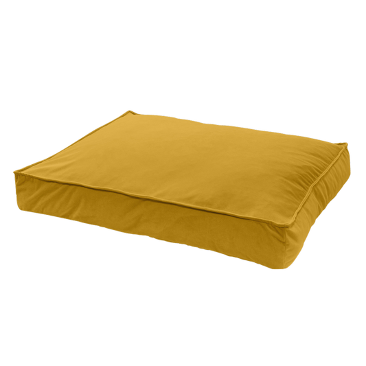 Madison Velours Lounge Cushion Geel L