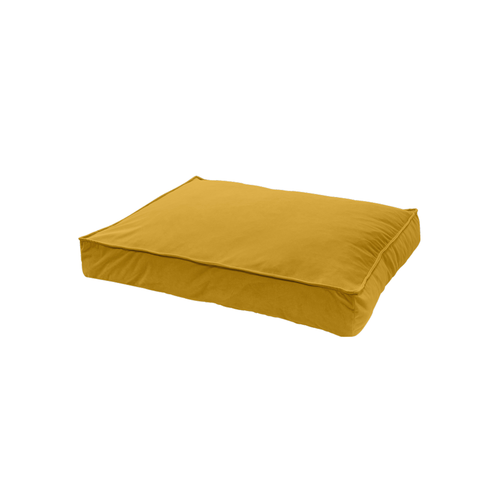 Madison Velours Lounge Cushion Geel L