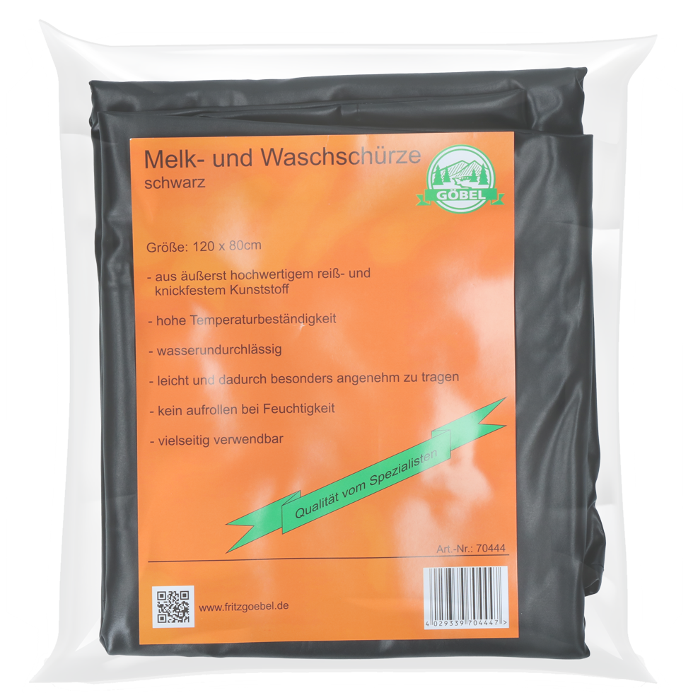 Melk- en Waterschort Multifunctioneel Zwart 80 x 120 cm