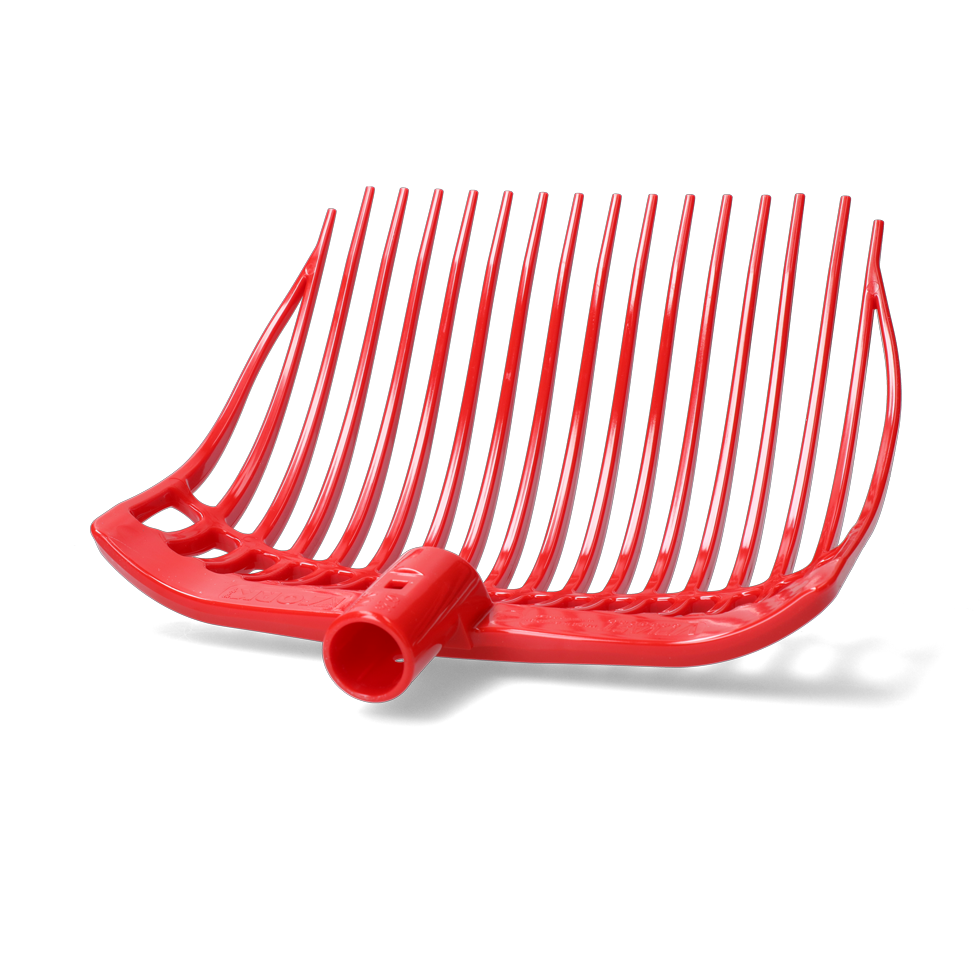 Mestvork kunststof Medium rood zonder steel