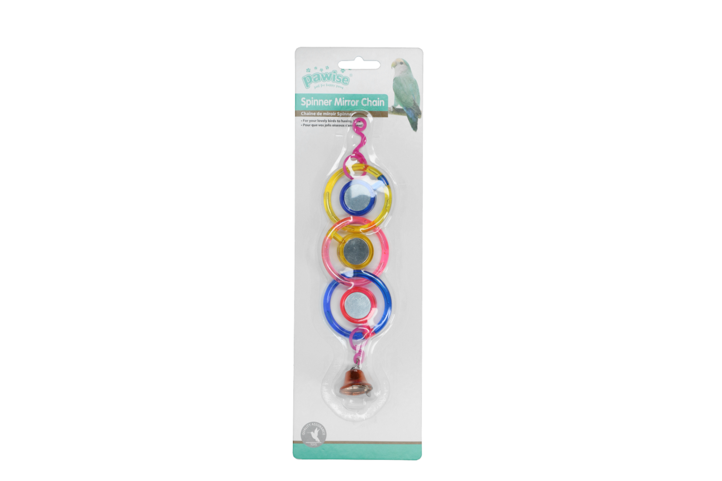 Pawise Bird Rings with bells