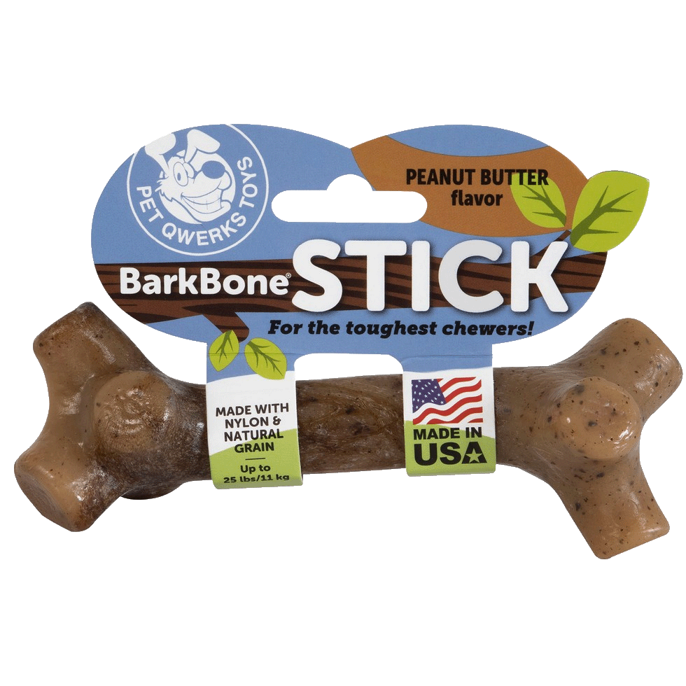 Pet Qwerks BarkBone Stick Peanut Butter - XL