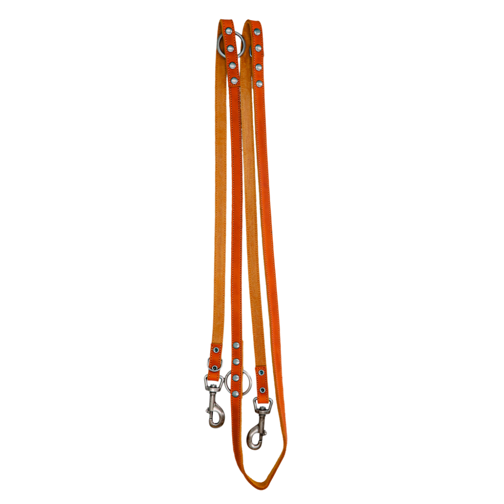 Spotted! Pro Leren Trainingslijn Cognac 2x250cm