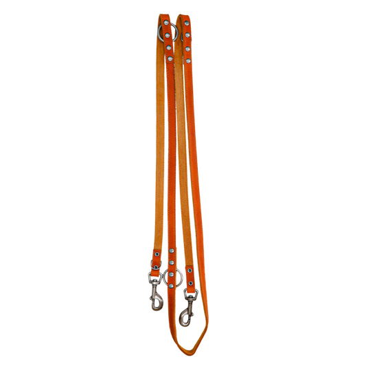 Spotted! Pro Leren Trainingslijn Cognac 2x250cm