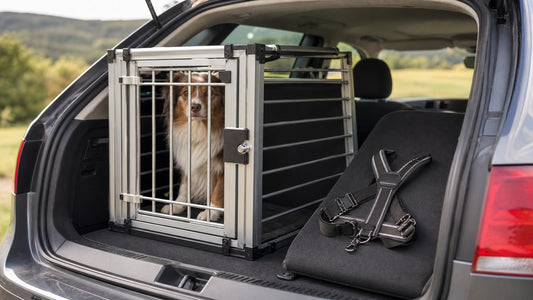 Veilig met je hond in de auto: bench, gordel of transportbox?