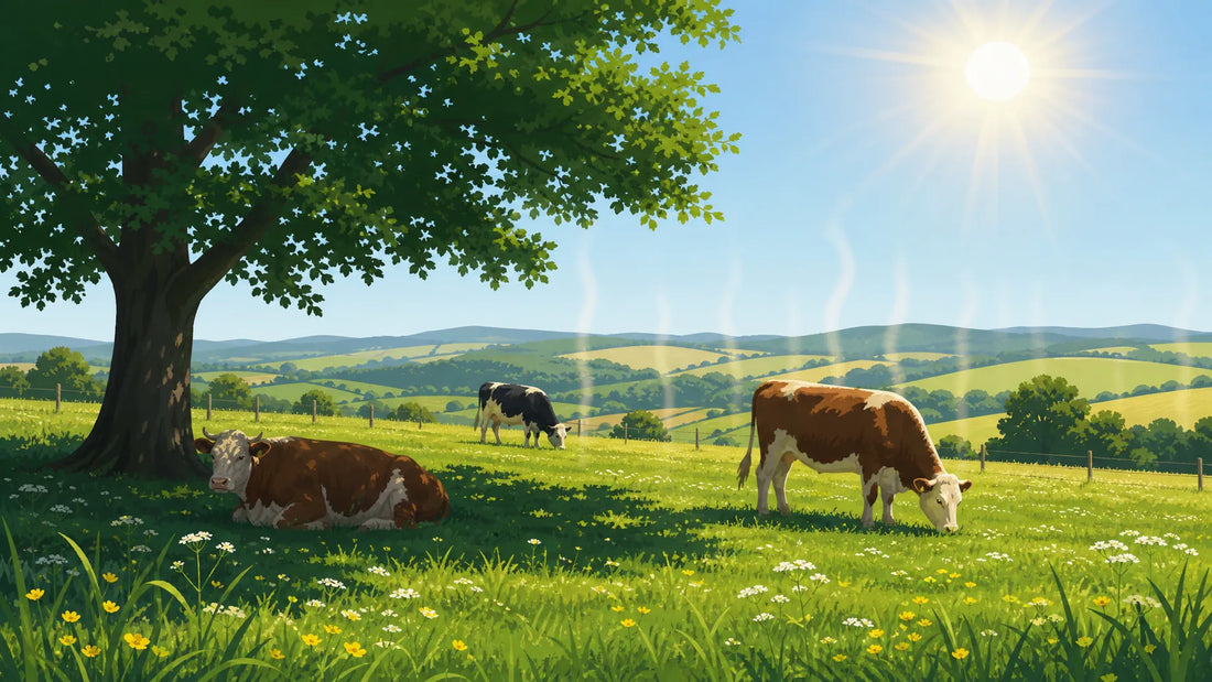 Koeienvoeding zomer weiland optimal: hobbyveehouders