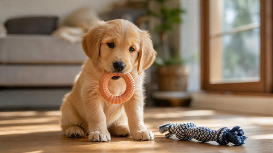 Puppyspeelgoed Kiezen: Wat Past in de Eerste Maanden?