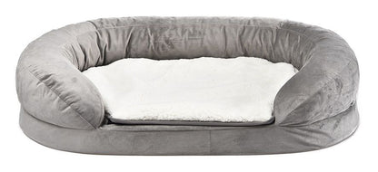 TOPMAST ORTHOPEDISCH HONDENBED - 100 X 65 X 24 CM - GRIJS