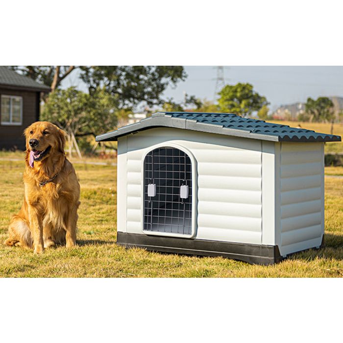 Topmast Hondenhok kunststof Rooftop - weersbestendig Medium 68,9 x 91,4 x 66,0 cm