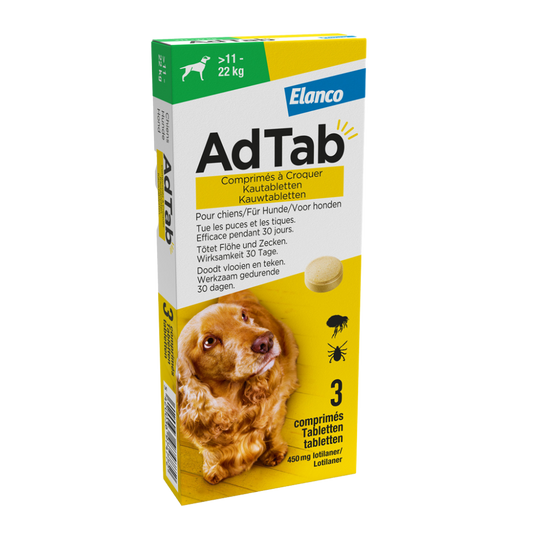Elanco AdTab kauwtabletten hond (>11 - 22 kg)