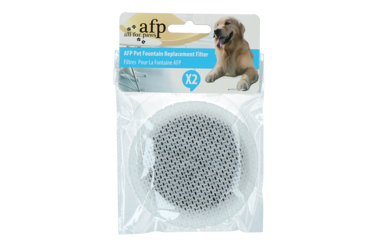 AFP Lifestyle 4 Pets - Pet Fountain Replacement Filter (2-Pack)