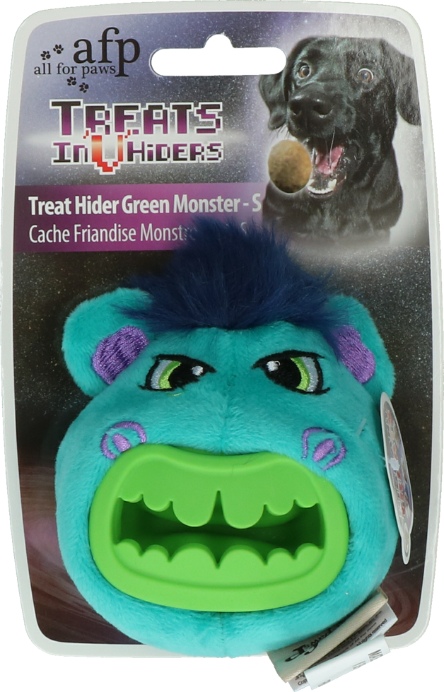 AFP Treats In "V" Hiders - Treat Hider Small Groen Monster