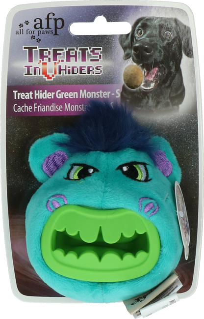 AFP Treats In "V" Hiders - Treat Hider Small Groen Monster