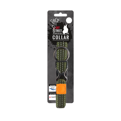 AFP Off Street - Dog Collar Olijfgroen M