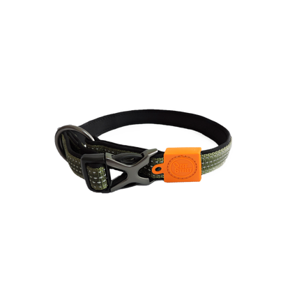 AFP Off Street - Dog Collar Olijfgroen M