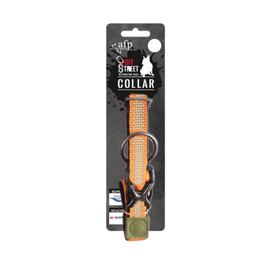 AFP Off Street - Dog Collar Mandarijn M
