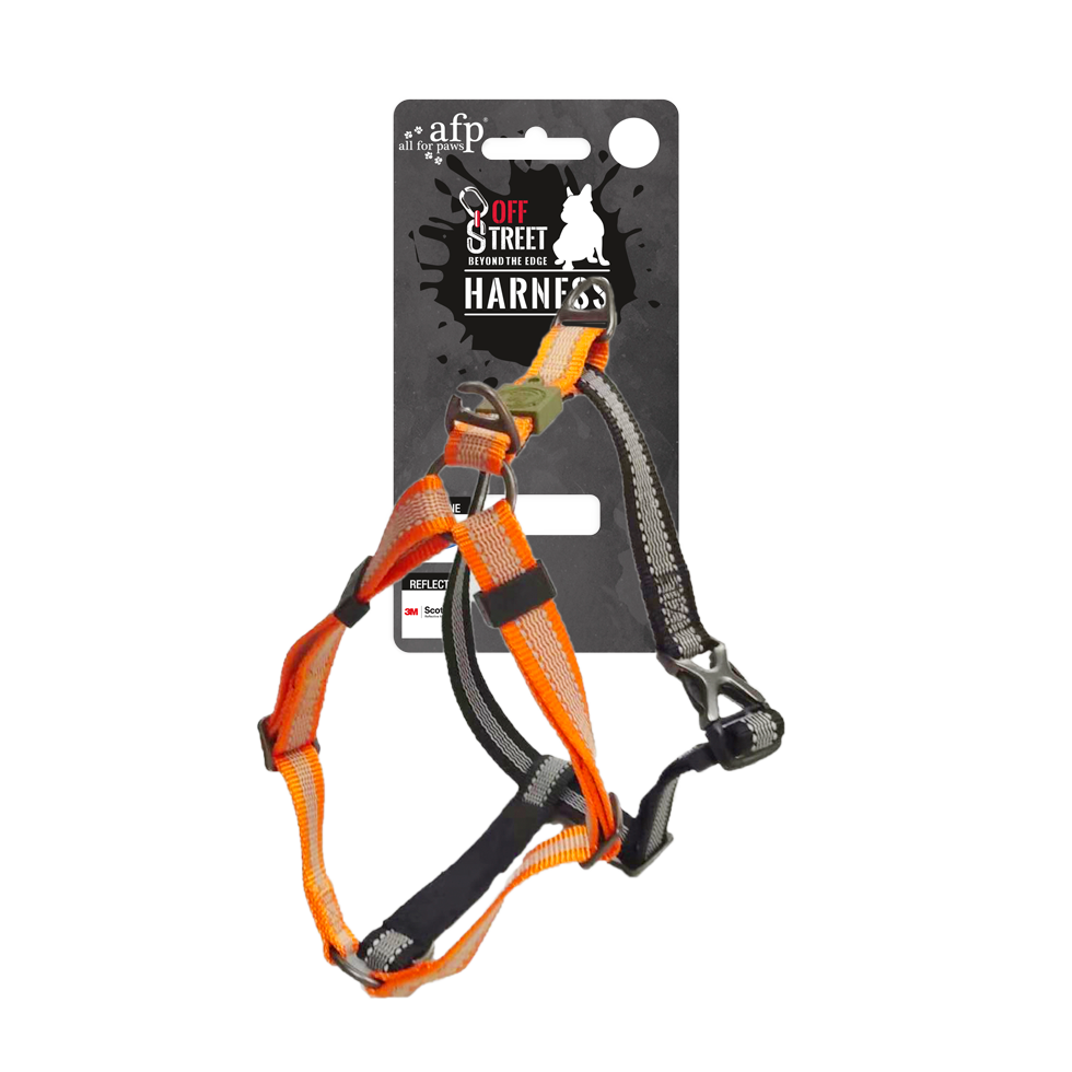 AFP Off Street - Dog Non-Pull Harness Mandarijn XL