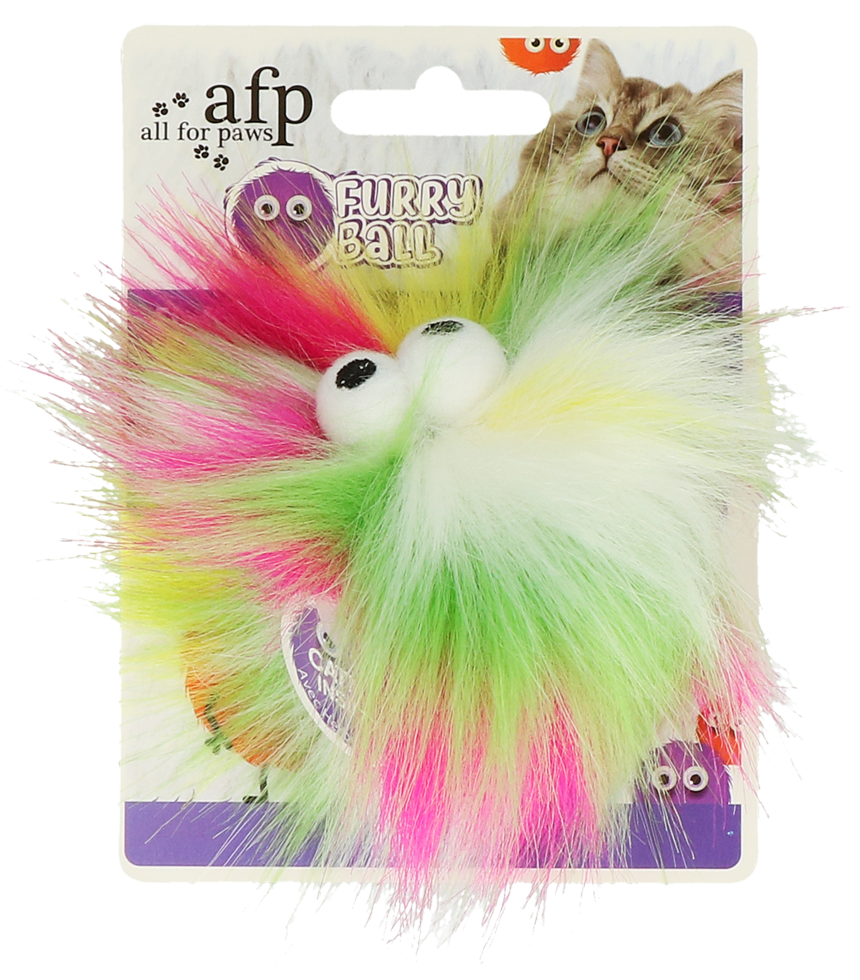 AFP Furry Ball - Fluffy Ball Geel