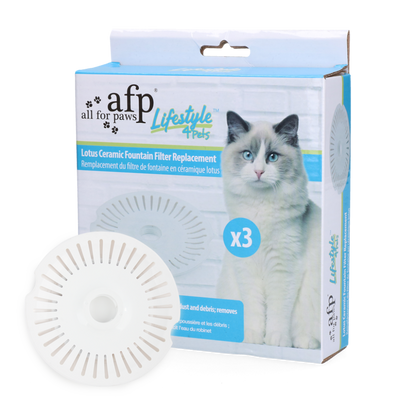 AFP Lifestyle 4 Pets - Lotus Ceramic Fountain Filter Replacement 3 st