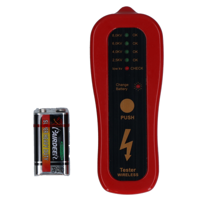 Afrasteringstester met LED-display