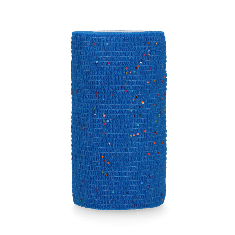 Excellent Animal Glitter Bandage Profi 10 cm - Blauw