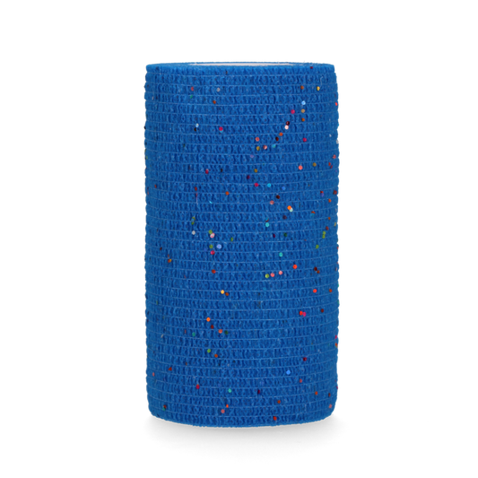 Excellent Animal Glitter Bandage Profi 10 cm - Blauw