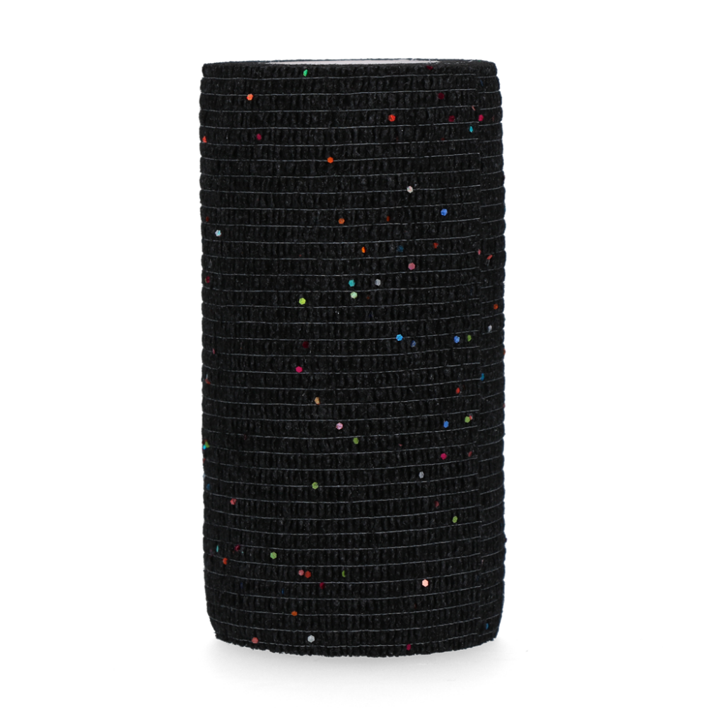 Excellent Animal Glitter Bandage Profi 10 cm - Zwart