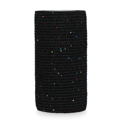 Excellent Animal Glitter Bandage Profi 10 cm - Zwart