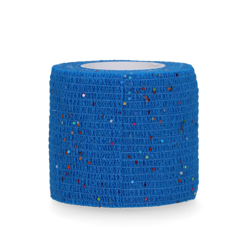 Excellent Animal Glitter Bandage Profi 5 cm - Blauw