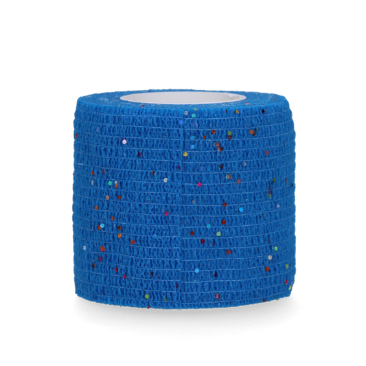 Excellent Animal Glitter Bandage Profi 5 cm - Blauw
