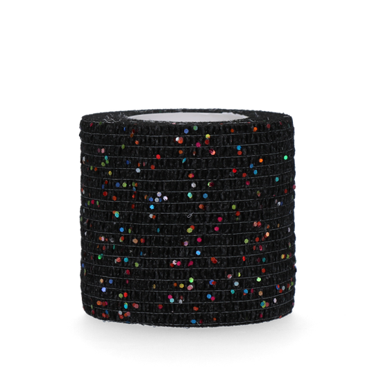 Excellent Animal Glitter Bandage Profi 5 cm - Zwart