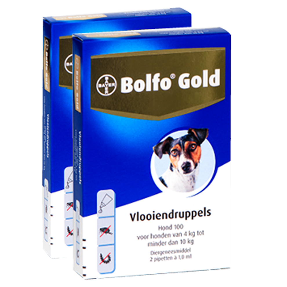 Bolfo Gold Hond 40 mg (2 st.)