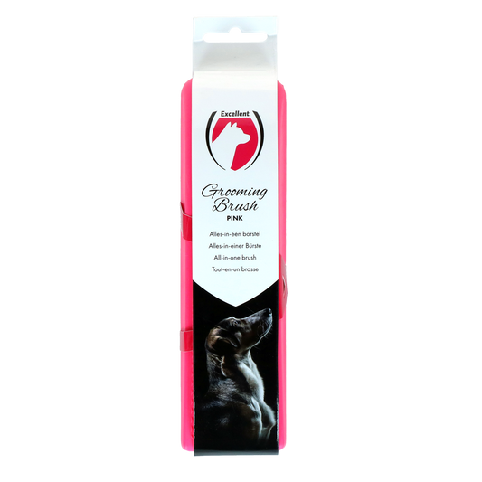 Excellent Pets Grooming Brush Medium Roze