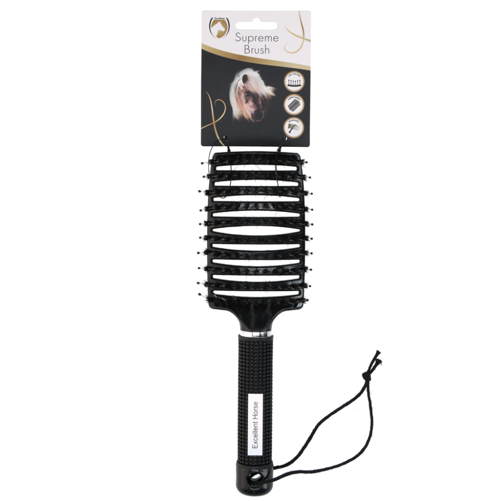 Excellent Horse Supreme Brush Zwart