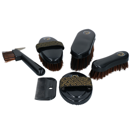 Excellent Horse Grooming Set Junior Black
