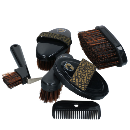 Excellent Horse Grooming Set Junior Black
