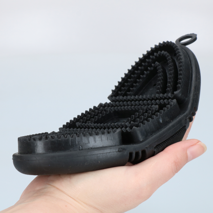 Excellent Horse Flexi Brush Curry Comb Black