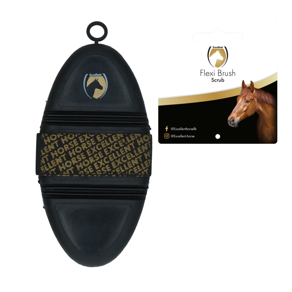 Excellent Horse Flexi Brush Scrub