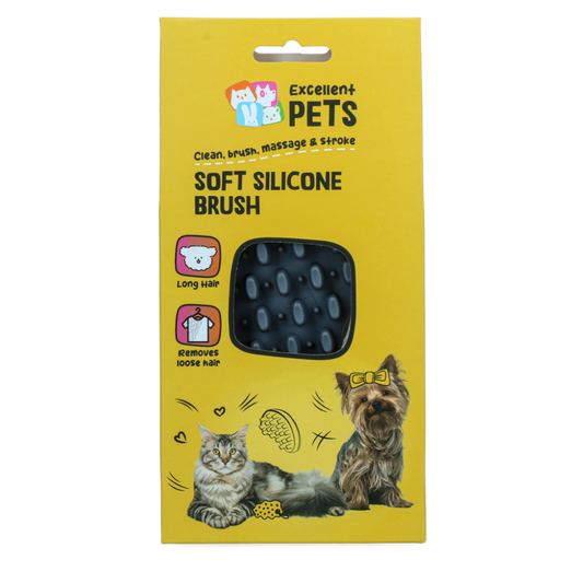Excellent Pets Soft Silicone Brush Lang haar