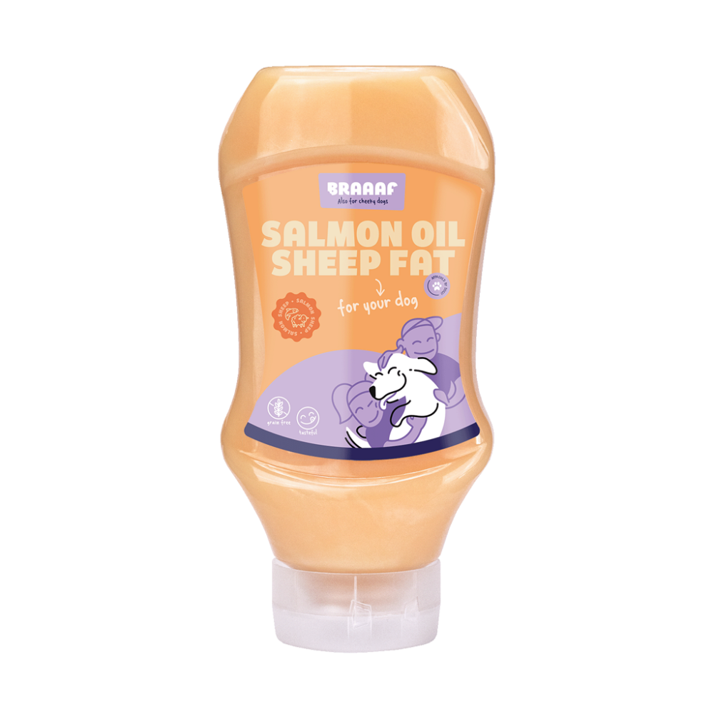 Braaaf Dog Food Sauce Zalmolie & Schapenvet