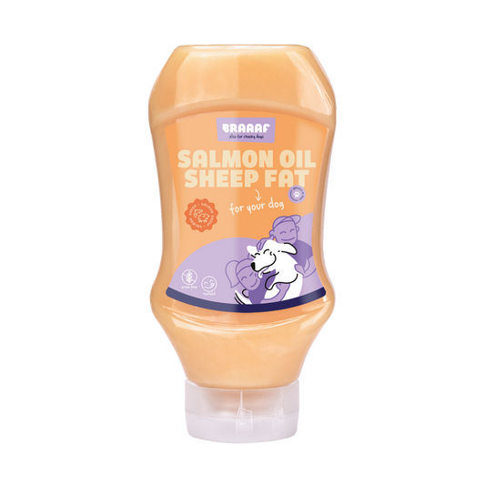 Braaaf Dog Food Sauce Zalmolie & Schapenvet